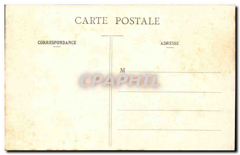 Paris - 1 - La Conciergerie CPA  — Verso
