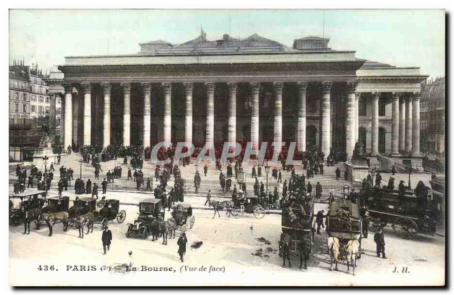 Paris - 2 - La Bourse CPA 