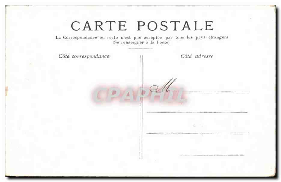 Paris - 3 - Le Conservatoire des Arts et Metier CPA  — Rückseite