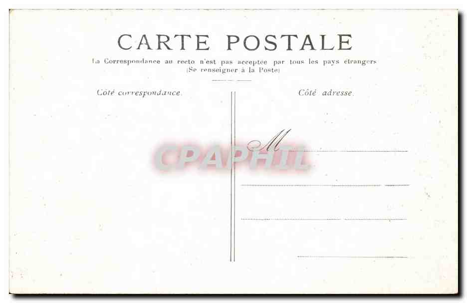 Paris - 16 - Avenue Bois de Boulogne - Automobile CPA  — Rückseite