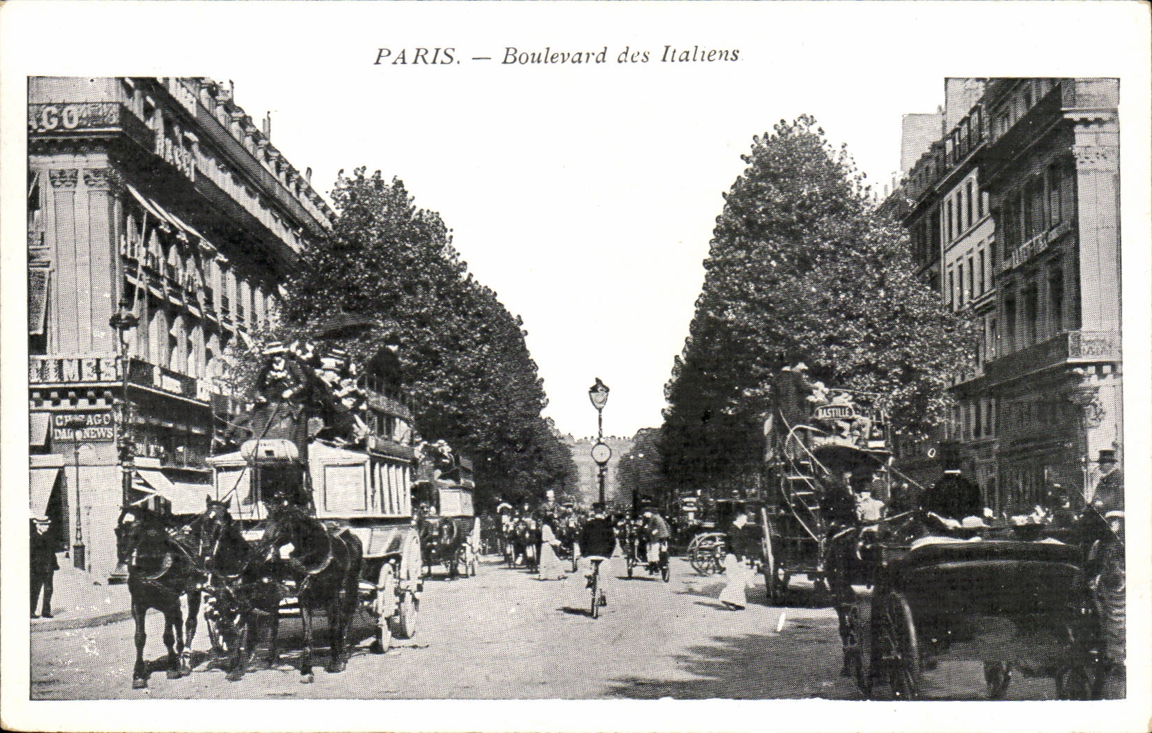 Paris - 2 Boulevard des Italiens CPA 