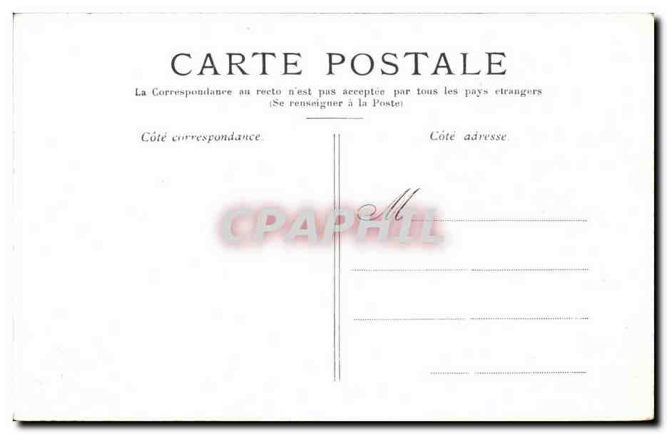Paris - 2 Boulevard des Italiens CPA  — Rückseite