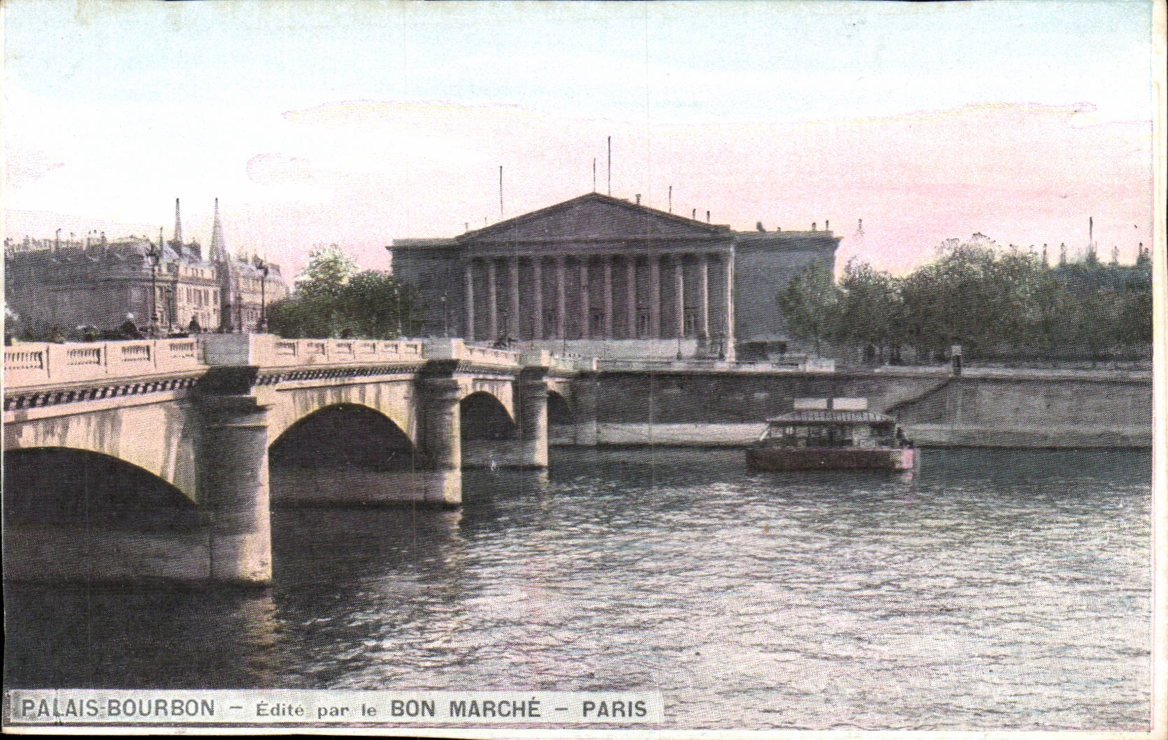 Paris 7 Palais Bourbon - Edite par le Bon Marche CPA 