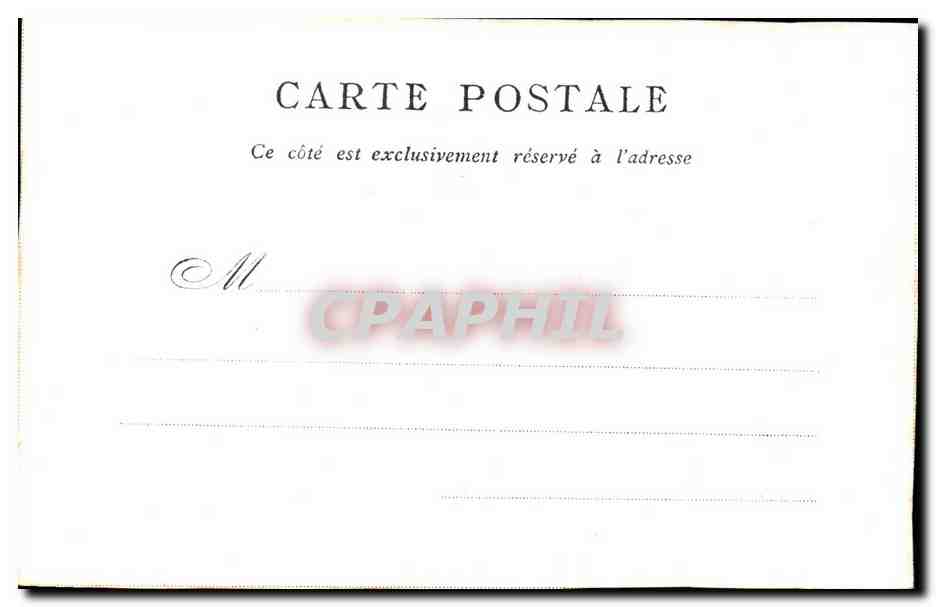 Paris 7 Palais Bourbon - Edite par le Bon Marche CPA  — Rückseite