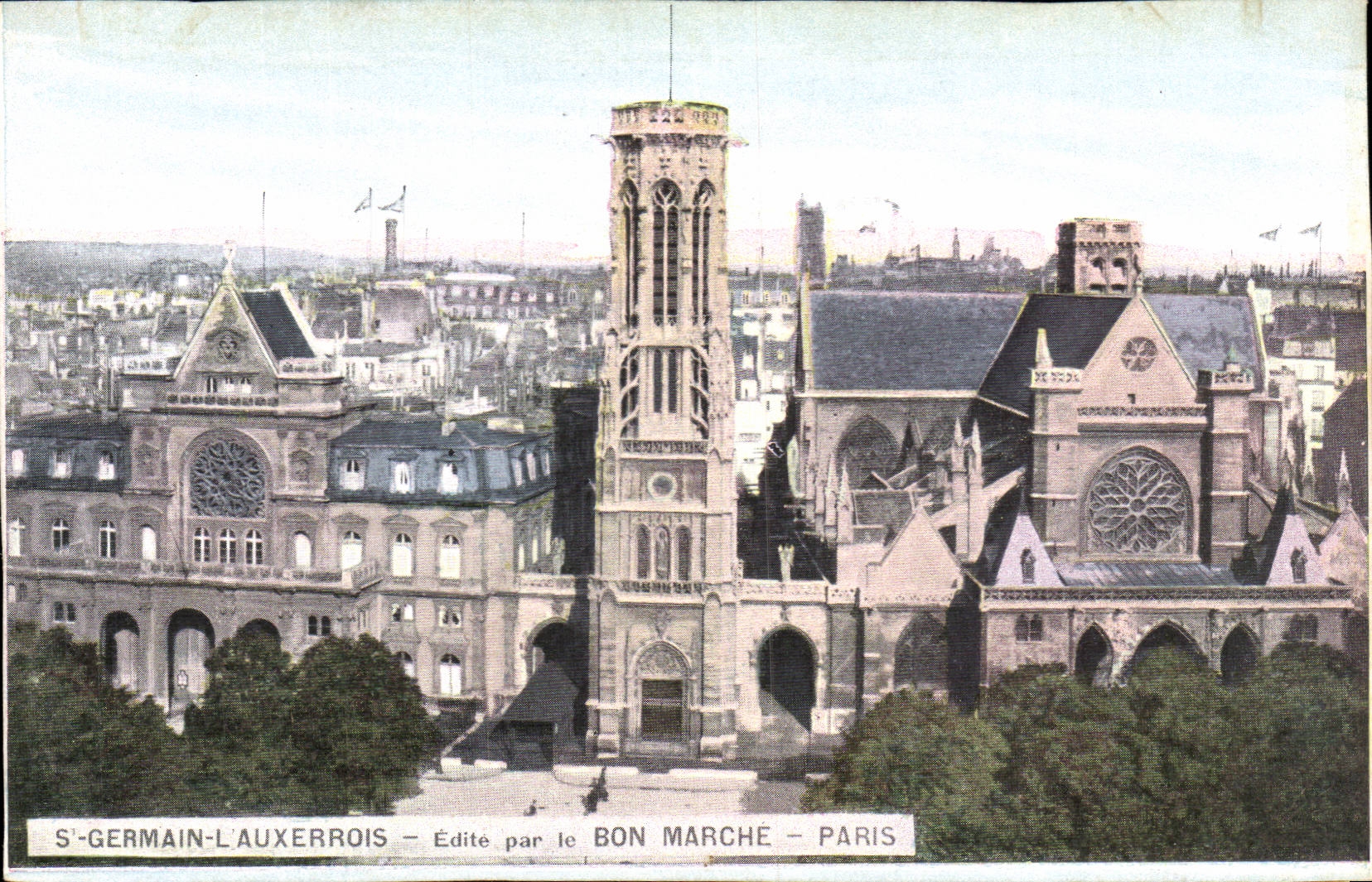 Paris 1 St Germain l'Auxerrois - Edite par le Bon Marche CPA 