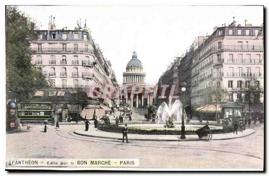 Paris 5 - Le Pantheon - Edite par le Bon Marche CPA 