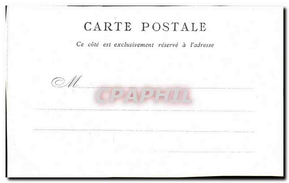 Paris 1 - Palais de Justice - Edite par le Bon Marche CPA  — Rückseite