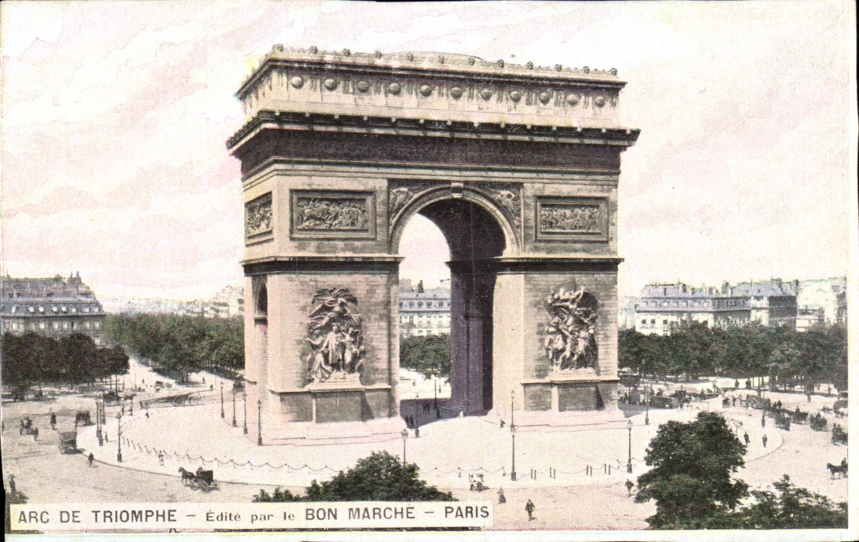 Paris 8 - Arc de Triomphe - Edite par le Bon Marche CPA 