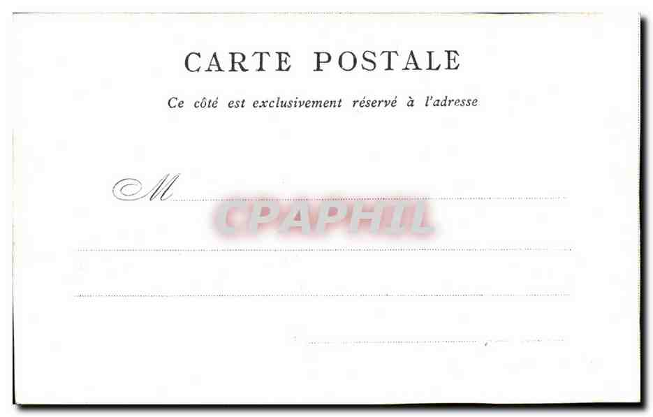 Paris 1 - Institut - Edite par le Bon Marche CPA  — Rückseite
