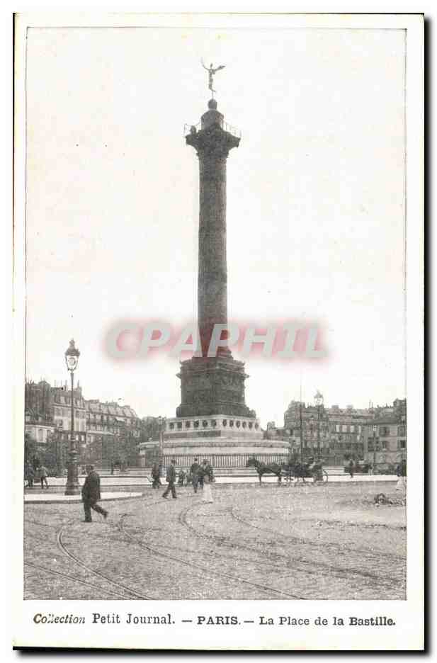 Paris - 10 - La Place de la Bastille - Collection Petit Journal - CPA 