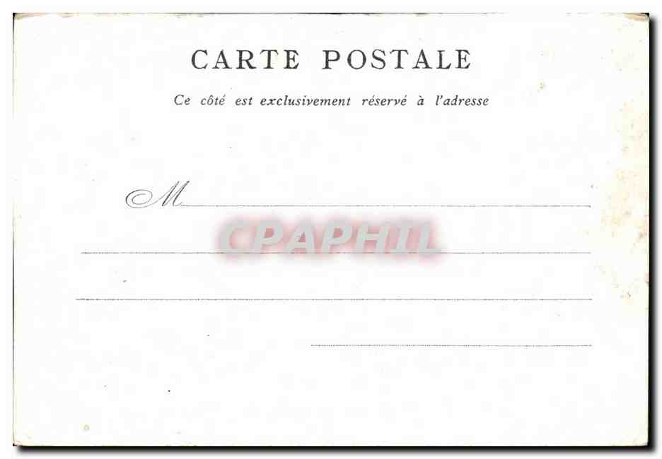 Paris 1 - Palais de Justice - edite par le Bon Marche CPA  — Rückseite