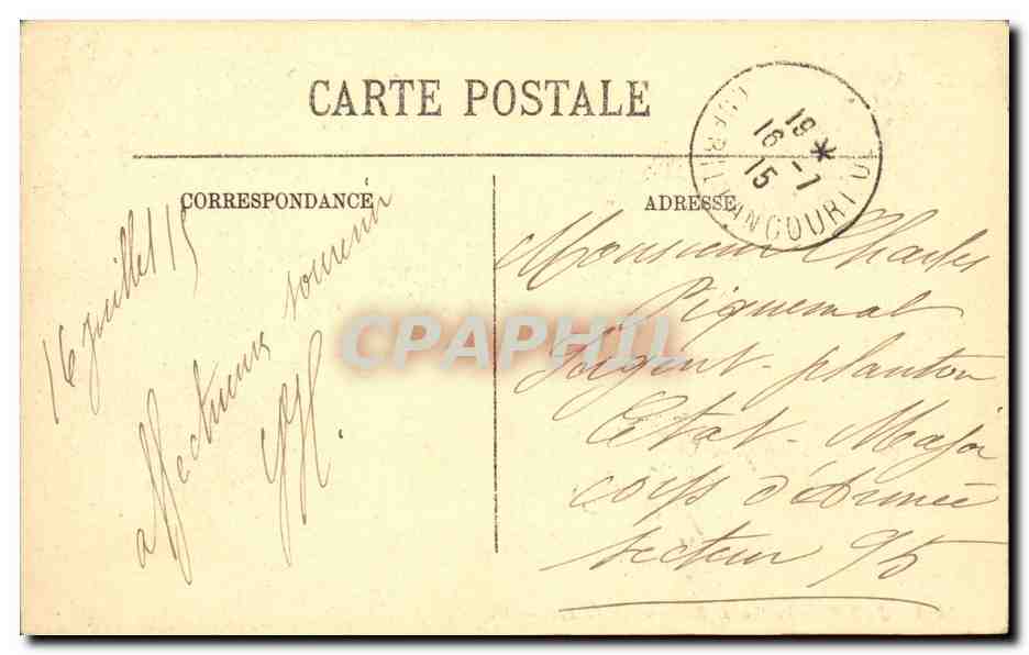 Paris - 16 - Le Bois de Boulogne - CPA  — Rückseite