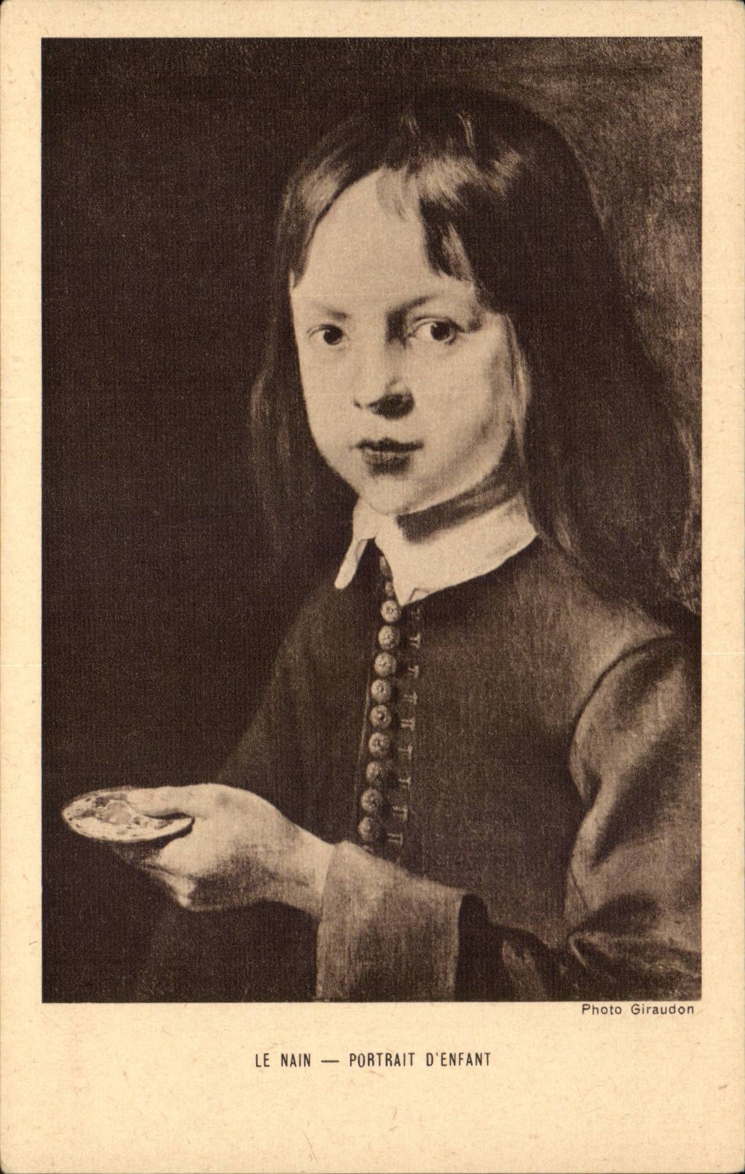 Paris - 1 Comite National de l'Enfance - Nain - Portrait d'Enfant - CPA 