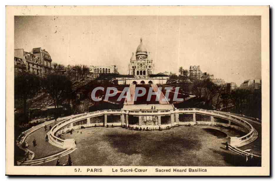 Paris - 14 - Le Sacre Coeur CPA 