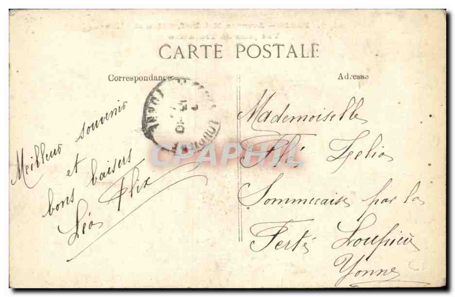 Paris - 16 Avenue Malakoff - Eylau et Kleber - Vue Prise du Trocadero CPA  — Rückseite