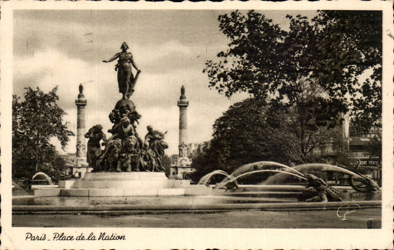 Paris - 12 - Place de la Nation -CPA 
