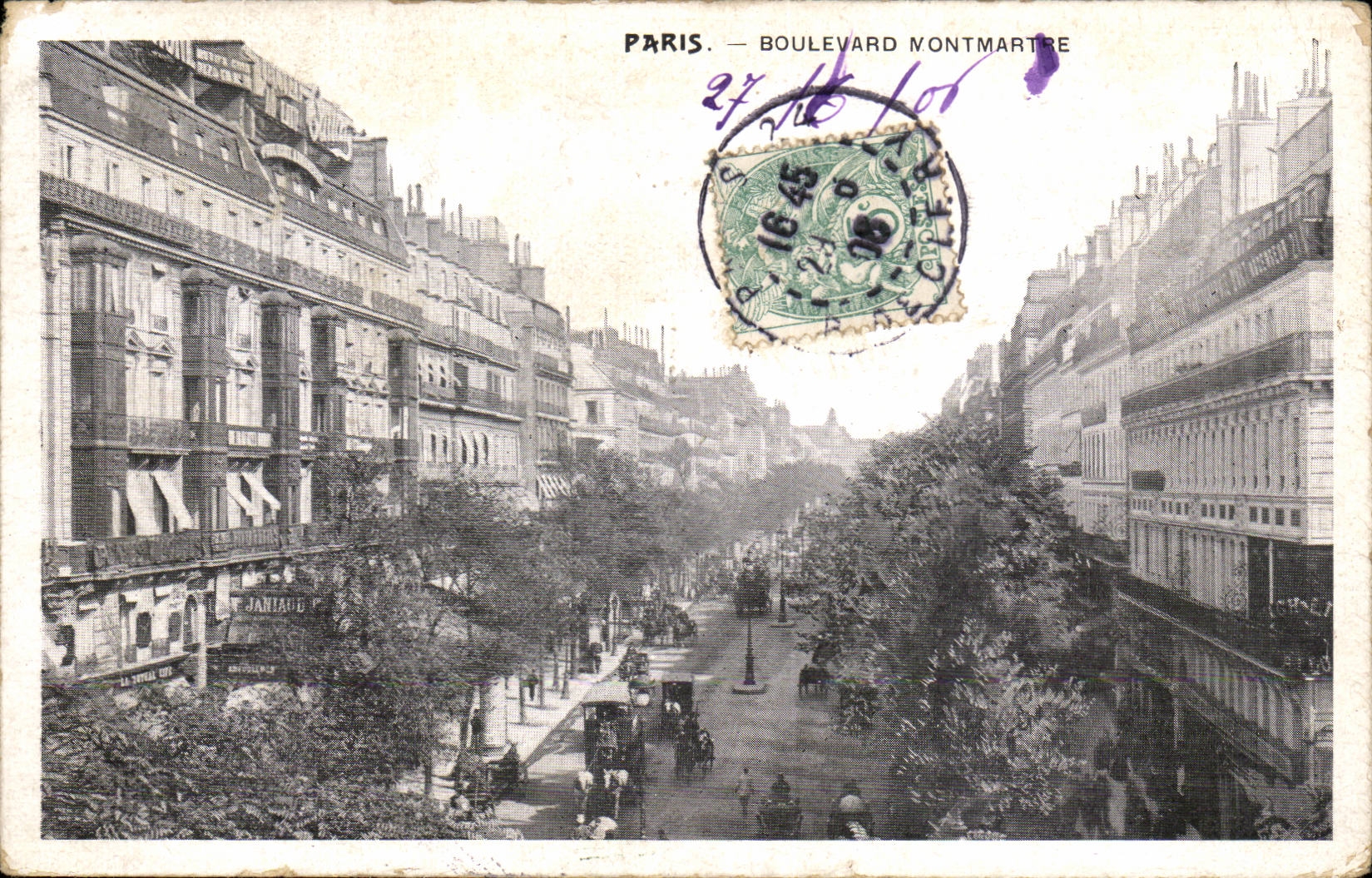 Paris - 14 - Boulevard Montmartre - CPA 