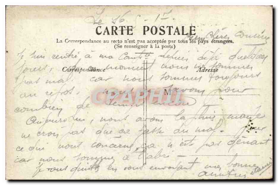 Paris - 8 - L'Arc de Triomphe de l'Etoile - CPA  — Verso