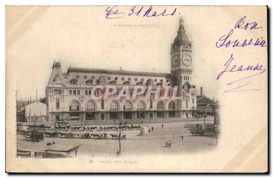 Paris - 12 - Gare de Lyon - CPA 