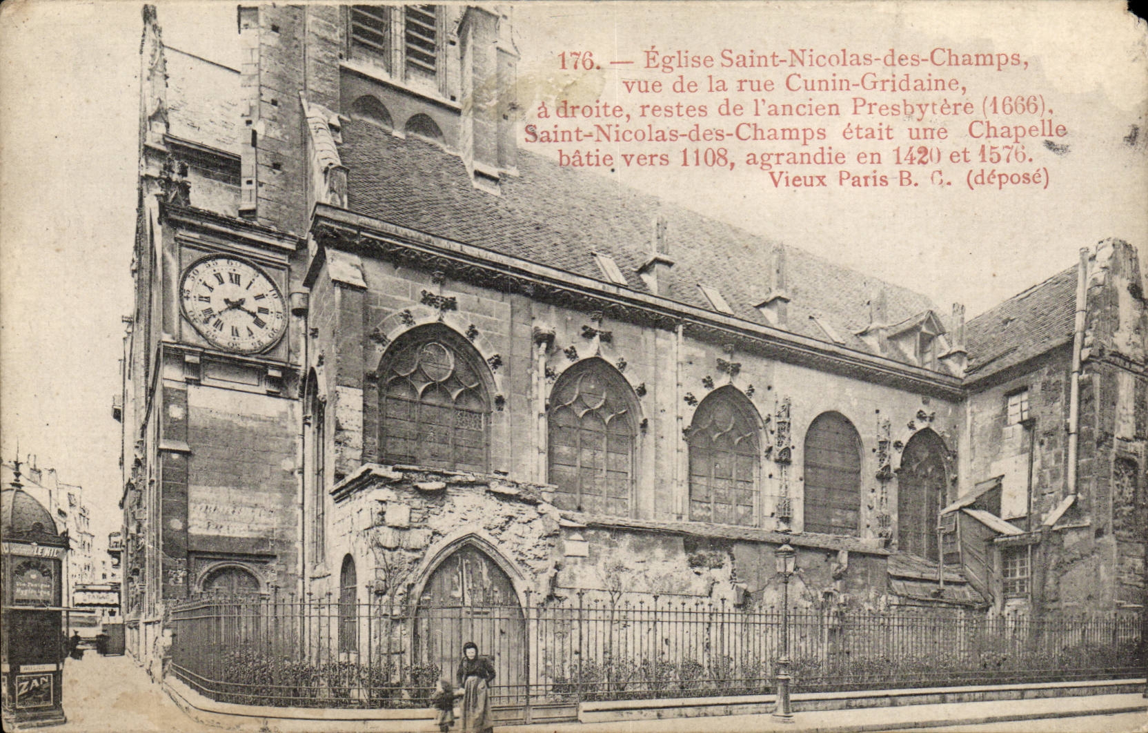 Paris 3 Eglise Saint Nicolas des Champs CPA - 