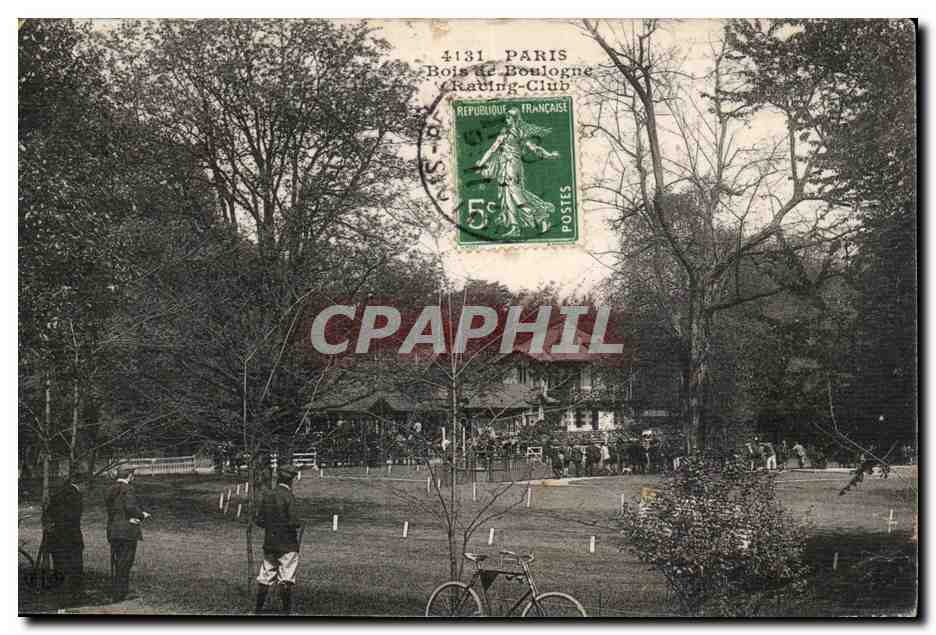 Bois de Boulogne — Club de Randonnée — éditeur inconnu, n° de série non visible