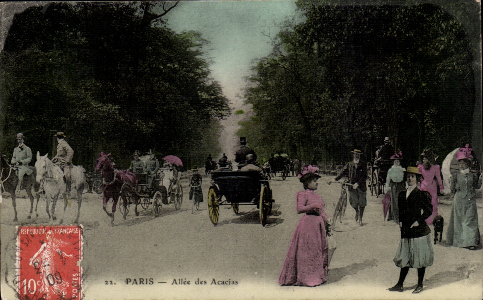 PARIS — Allée des Acacias — République Française, n°22