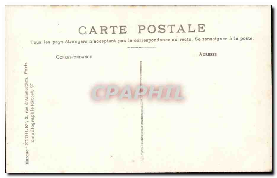 Paris 1 - Eglise Saint Eustache CPA -  — Verso