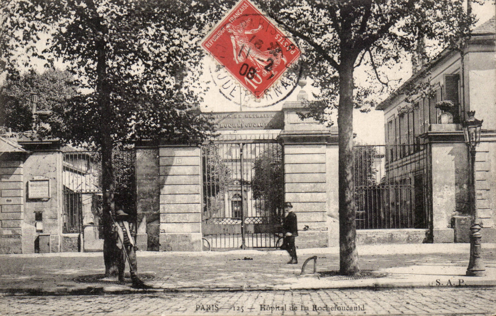 Paris - 14 - Hopital Rochefoucauld CPA - 