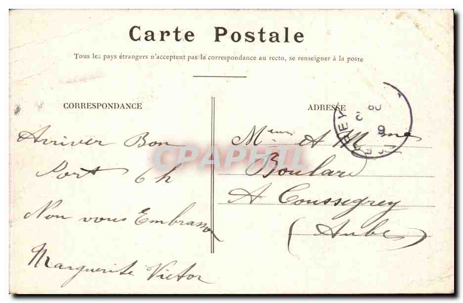 Paris - 14 - Hopital Rochefoucauld CPA -  — Rückseite