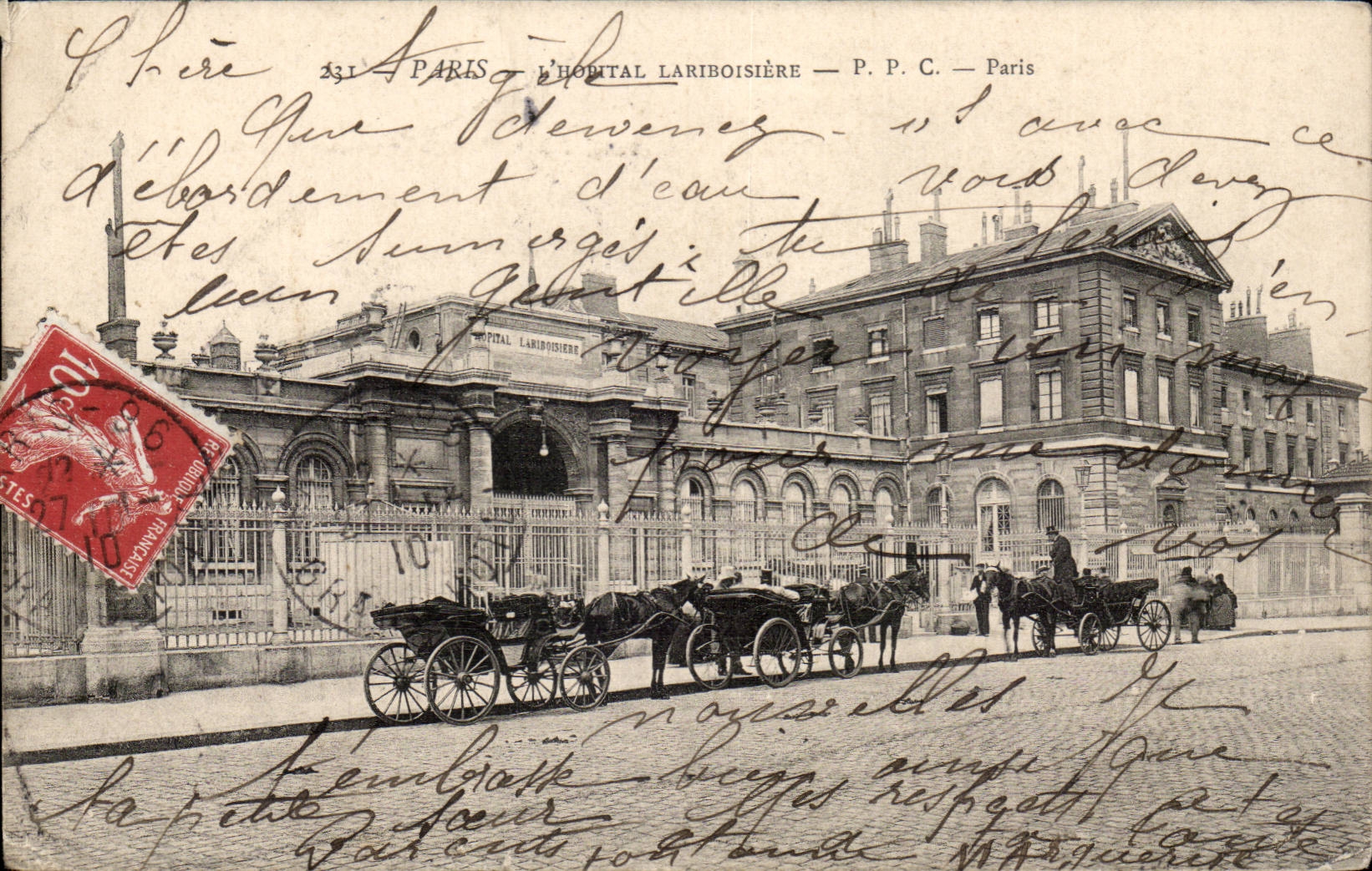Paris - 10 - Hopital Lariboisiere - CPA - 