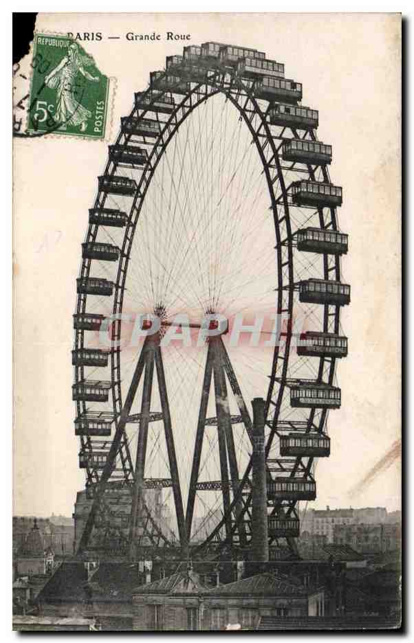 Paris - 1 - La Grande Roue Avenue de Suffren - CPA - 
