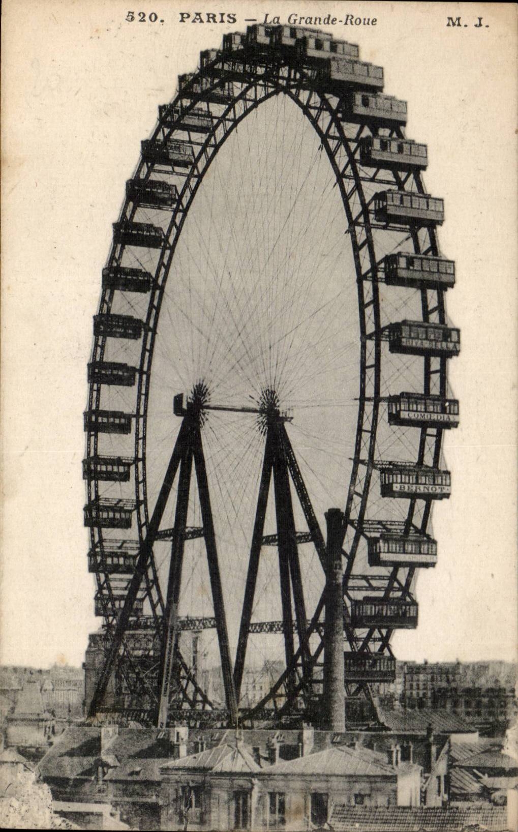 Paris - 1 - La Grande Roue Avenue de Suffren - CPA - 