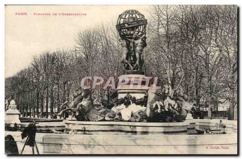 Paris - 6 - Fontaine de l'Observatoire - CPA 