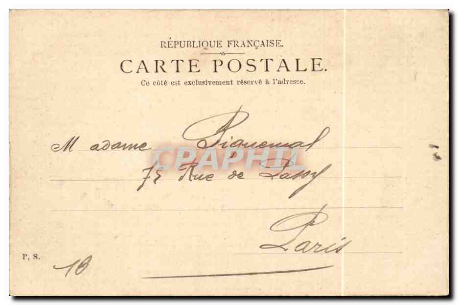 Puteaux - Le Pont de Puteaux CPA  — Rückseite