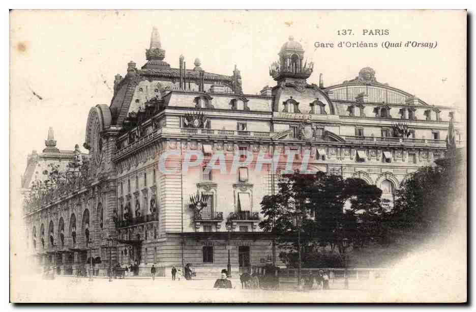 Paris - 13 - Gare d'Orleans - Quai d'Orsay CPA 