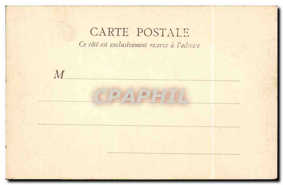 Paris - 1 - Place Vendome CPA  — Verso