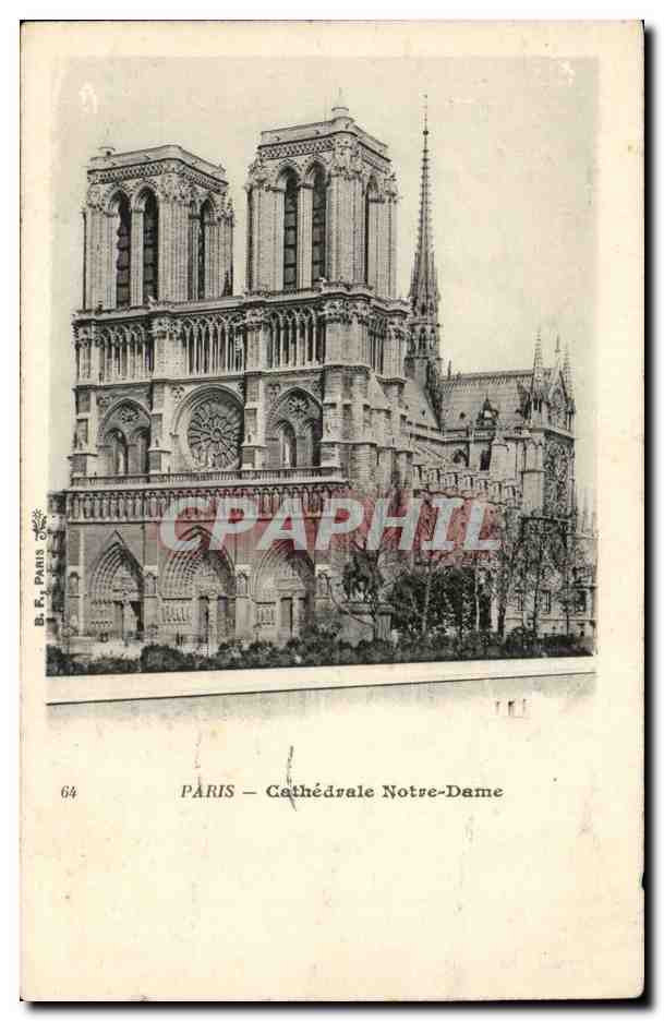 Paris - 4 Cathedrale Notre Dame - CPA 