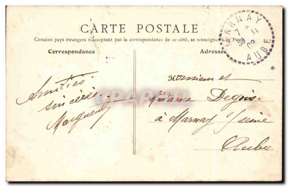 Paris 2 - Boulevard des Italiens - CPA  — Rückseite