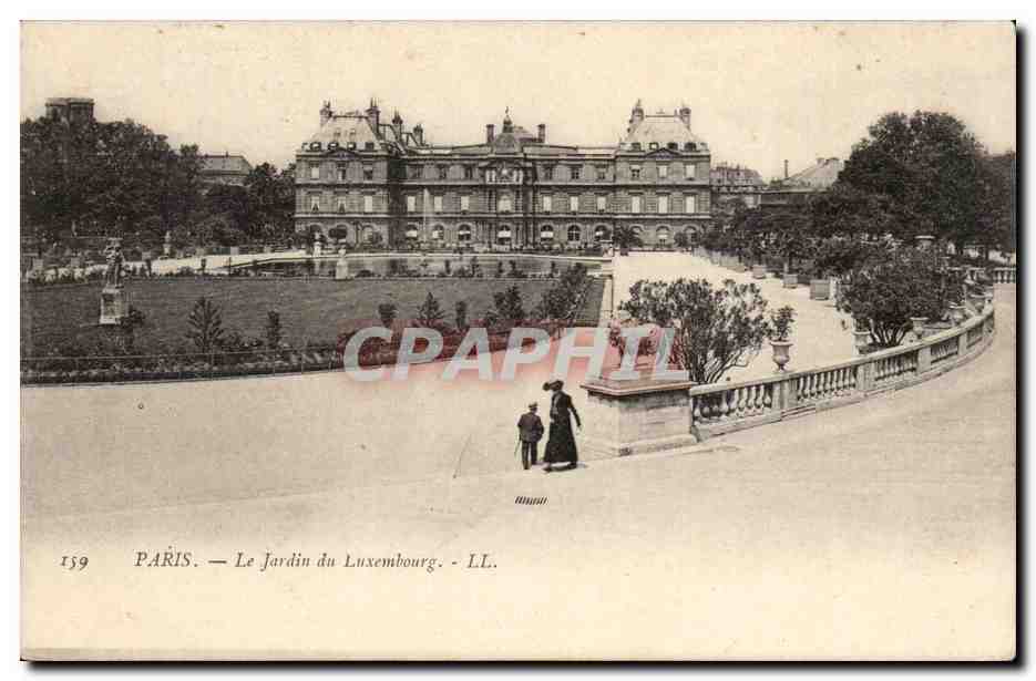 Paris 6 - Le Jardin du Luxembourg CPA 
