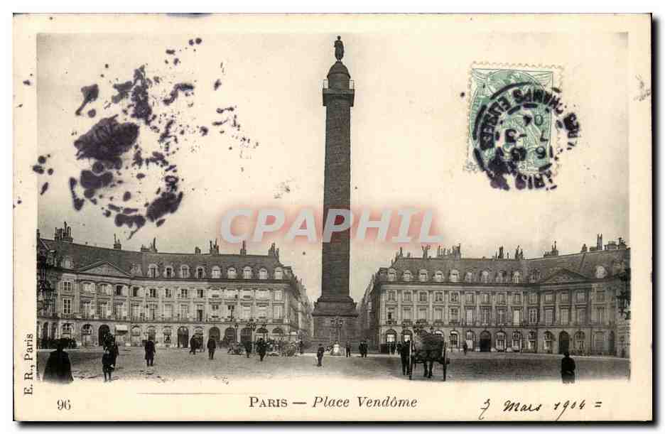Paris 1 - Place Vendome CPA 