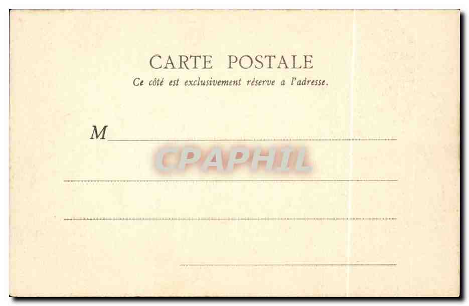 Paris 3 - Arts et Metiers CPA  — Rückseite