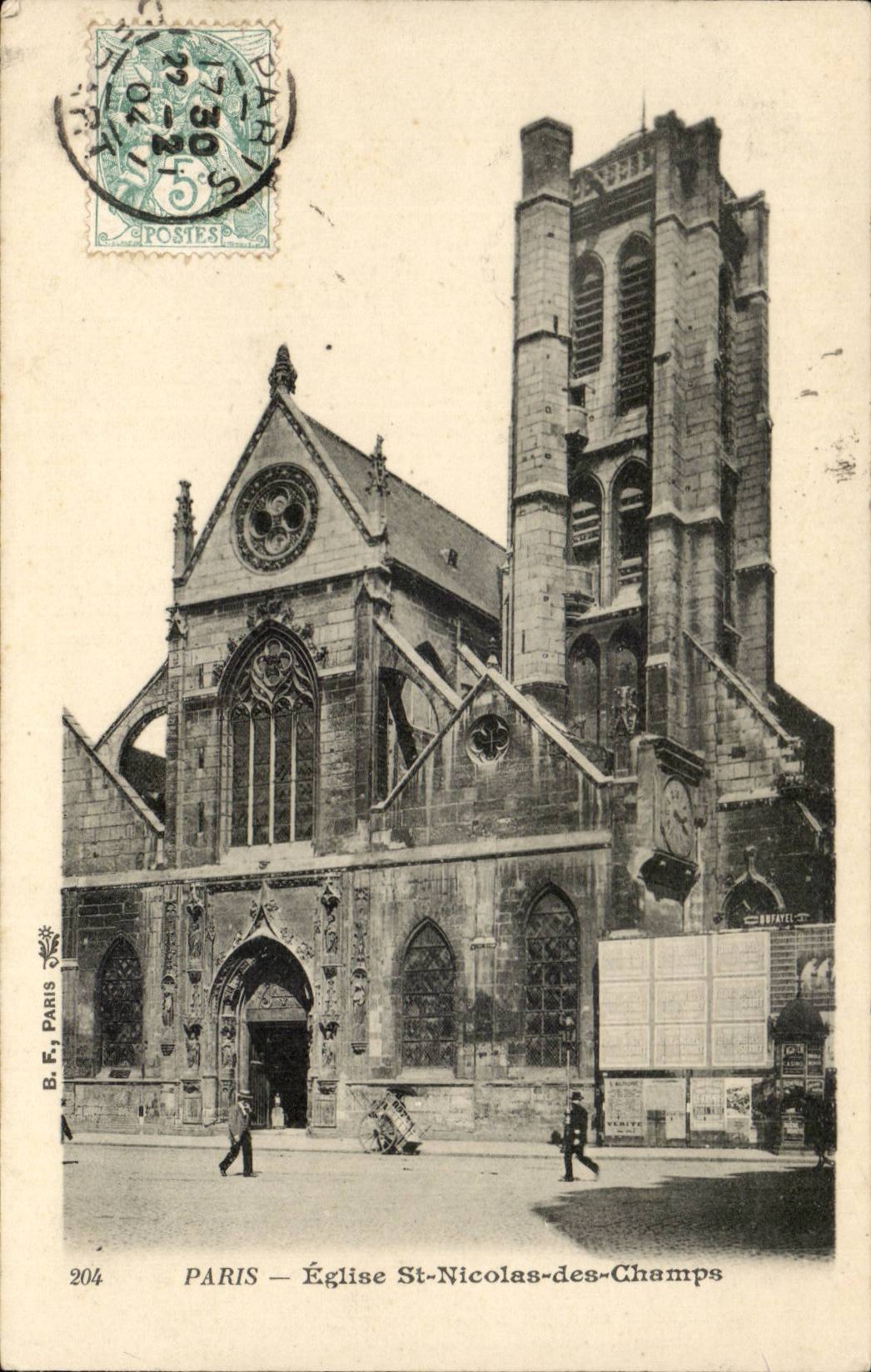 Paris 3 - Eglise St Nicolas des Champs- CPA 