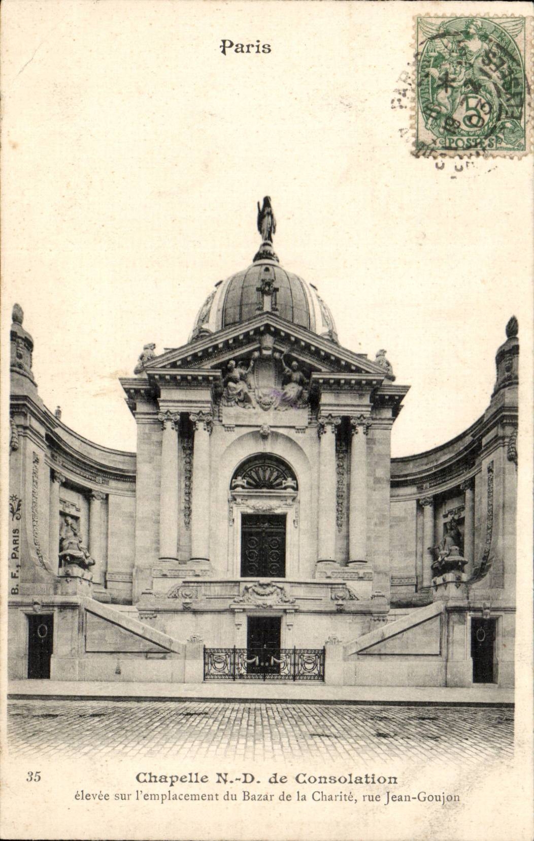 Paris 8 - Chapelle Notre Dame de la Consolation- CPA 
