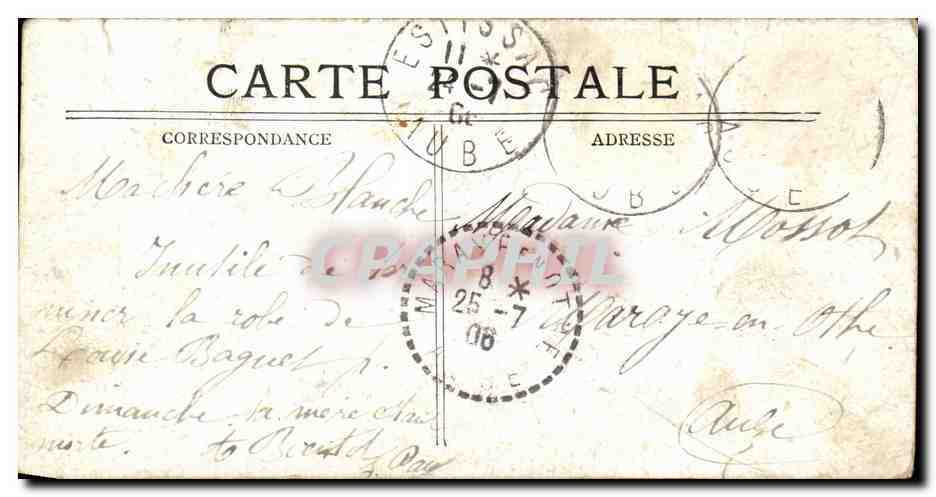 Paris - 10 - La Porte Saint Denis - CPA  — Rückseite