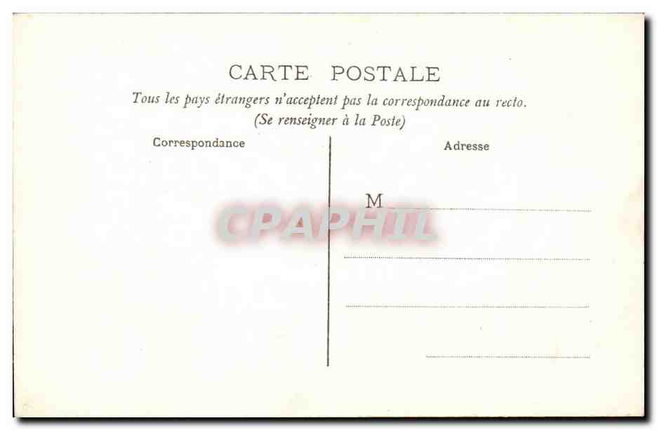 Paris - 8 - L'Opera - CPA  — Rückseite