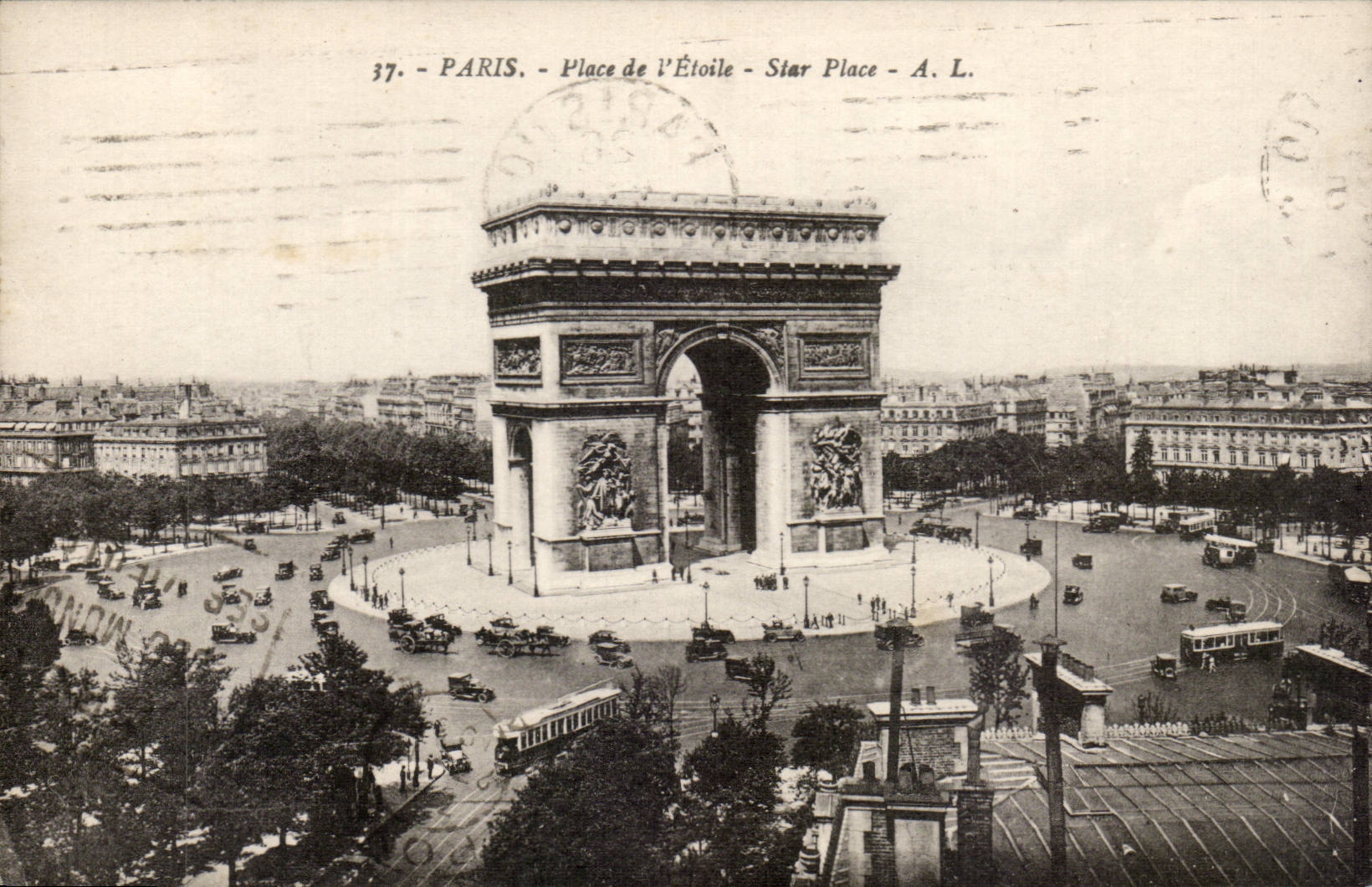 Paris - 8 - Place de l'Etoile - CPA 
