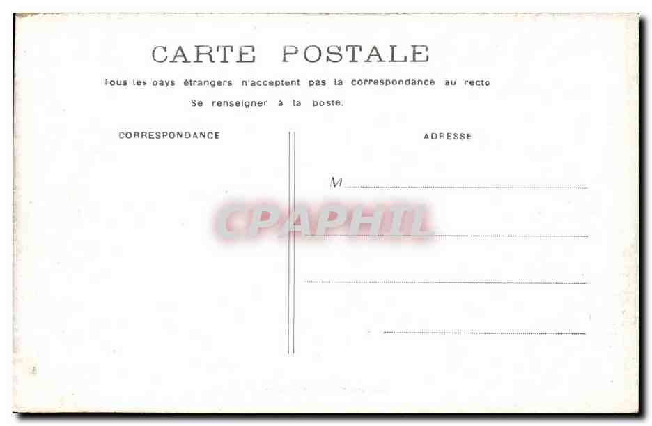 Paris 1 - Palais Royal - CPA  — Verso
