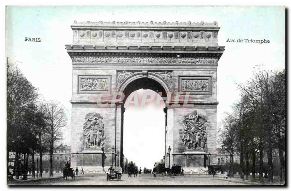 Paris 8 - L'Arc de Triomphe - CPA 