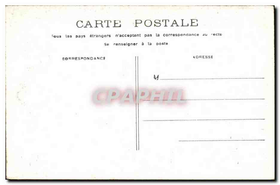 Paris 4 - Hotel de Ville - CPA  — Rückseite