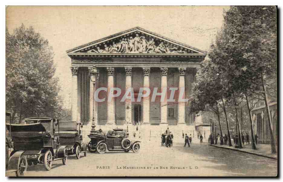 Paris 8 - La Madeleine et la Rue Royale - CPA 